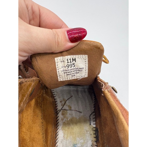 Justin Mens 11M Copper Grizzly Chukka Ankle Western Moc Toe ankle Boots 995 - Picture 5 of 10